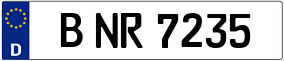 Truck License Plate